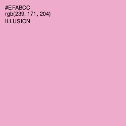 #EFABCC - Illusion Color Image