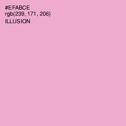 #EFABCE - Illusion Color Image