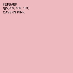 #EFBABF - Cavern Pink Color Image