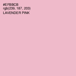 #EFBBCB - Lavender Pink Color Image