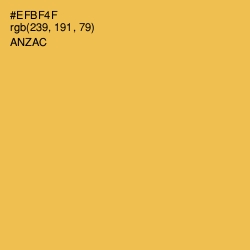 #EFBF4F - Anzac Color Image