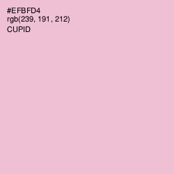 #EFBFD4 - Cupid Color Image