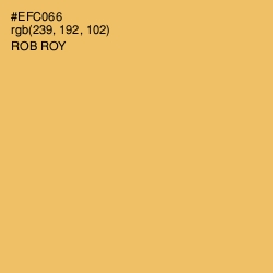 #EFC066 - Rob Roy Color Image