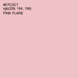 #EFC2C7 - Pink Flare Color Image