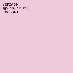 #EFCAD9 - Twilight Color Image