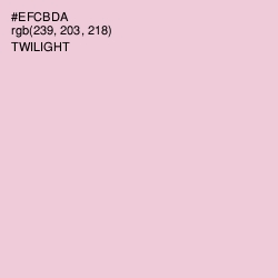 #EFCBDA - Twilight Color Image