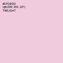 #EFCBDD - Twilight Color Image