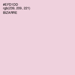 #EFD1DD - Bizarre Color Image