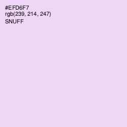#EFD6F7 - Snuff Color Image