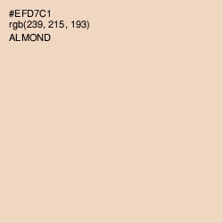 #EFD7C1 - Almond Color Image