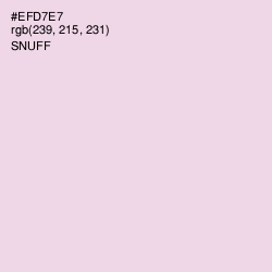 #EFD7E7 - Snuff Color Image