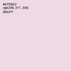 #EFD9E2 - Snuff Color Image