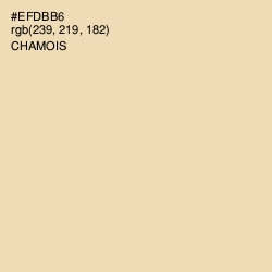 #EFDBB6 - Chamois Color Image