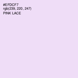 #EFDCF7 - Pink Lace Color Image