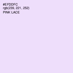 #EFDDFC - Pink Lace Color Image
