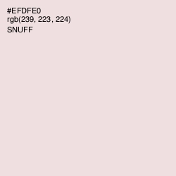 #EFDFE0 - Snuff Color Image