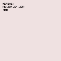 #EFE0E1 - Ebb Color Image