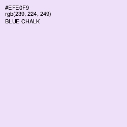 #EFE0F9 - Blue Chalk Color Image
