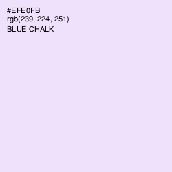 #EFE0FB - Blue Chalk Color Image