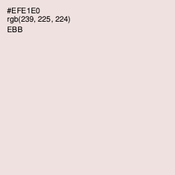 #EFE1E0 - Ebb Color Image
