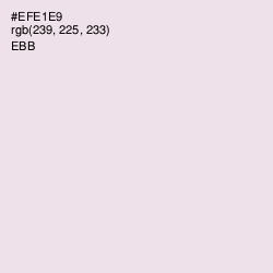 #EFE1E9 - Ebb Color Image