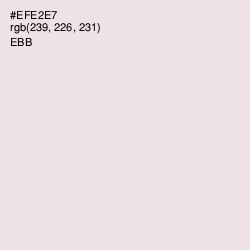 #EFE2E7 - Ebb Color Image