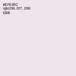 #EFE3EC - Ebb Color Image