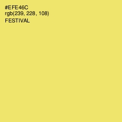 #EFE46C - Festival Color Image