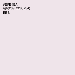 #EFE4EA - Ebb Color Image