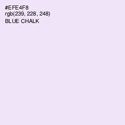 #EFE4F8 - Blue Chalk Color Image
