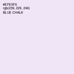 #EFE5F6 - Blue Chalk Color Image