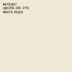 #EFE8D7 - White Rock Color Image