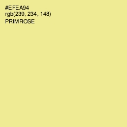 #EFEA94 - Primrose Color Image