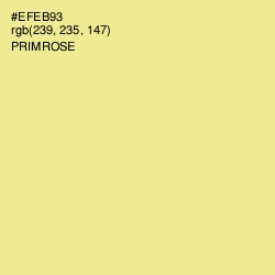 #EFEB93 - Primrose Color Image