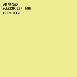 #EFED92 - Primrose Color Image