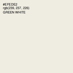 #EFEDE2 - Green White Color Image