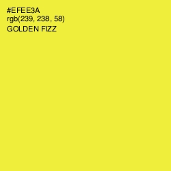 #EFEE3A - Golden Fizz Color Image