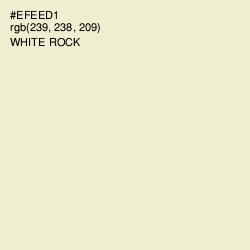 #EFEED1 - White Rock Color Image