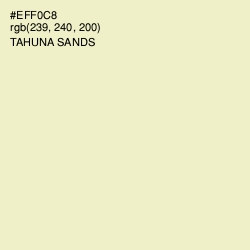 #EFF0C8 - Tahuna Sands Color Image