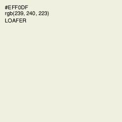 #EFF0DF - Loafer Color Image