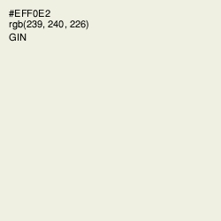 #EFF0E2 - Gin Color Image