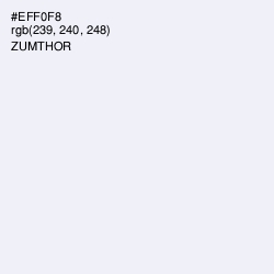 #EFF0F8 - Zumthor Color Image