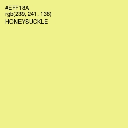 #EFF18A - Honeysuckle Color Image