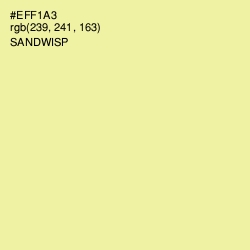 #EFF1A3 - Sandwisp Color Image