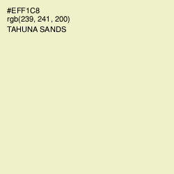 #EFF1C8 - Tahuna Sands Color Image