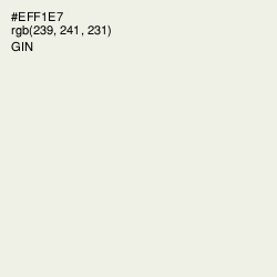 #EFF1E7 - Gin Color Image