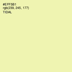 #EFF5B1 - Tidal Color Image