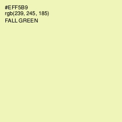 #EFF5B9 - Fall Green Color Image