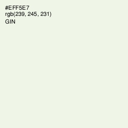 #EFF5E7 - Gin Color Image