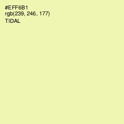 #EFF6B1 - Tidal Color Image